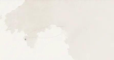Map of Mallorca showing Santa Ponsa, Palma and the airport